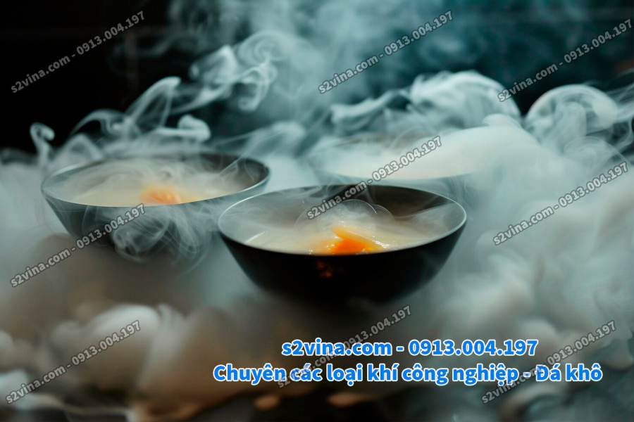 đá khô bảo quản thực phẩm tại kcn quế võ