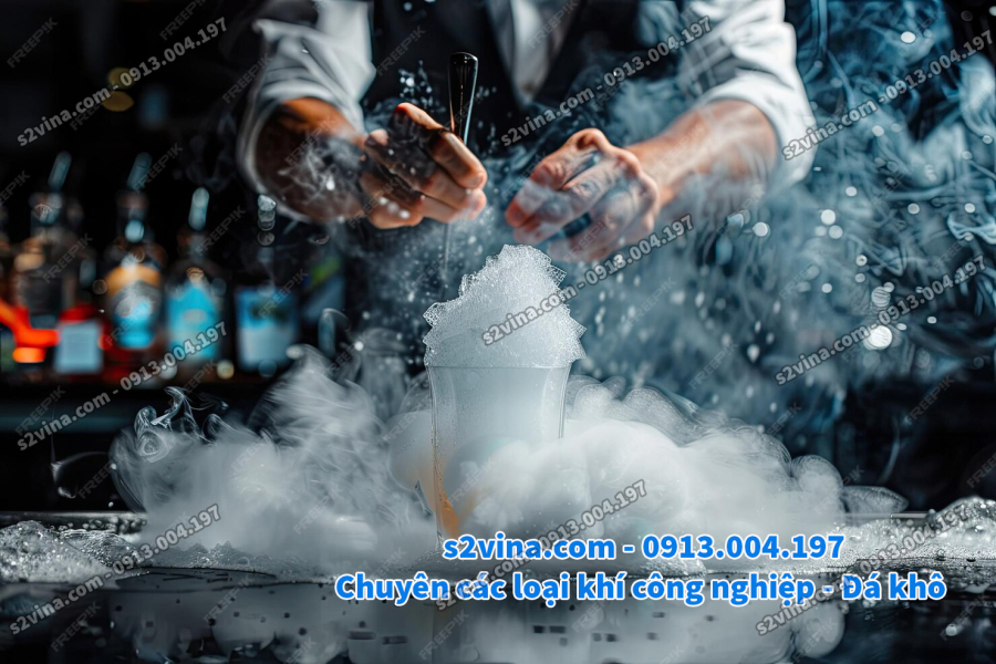 đá khô tạo hiệu ứng